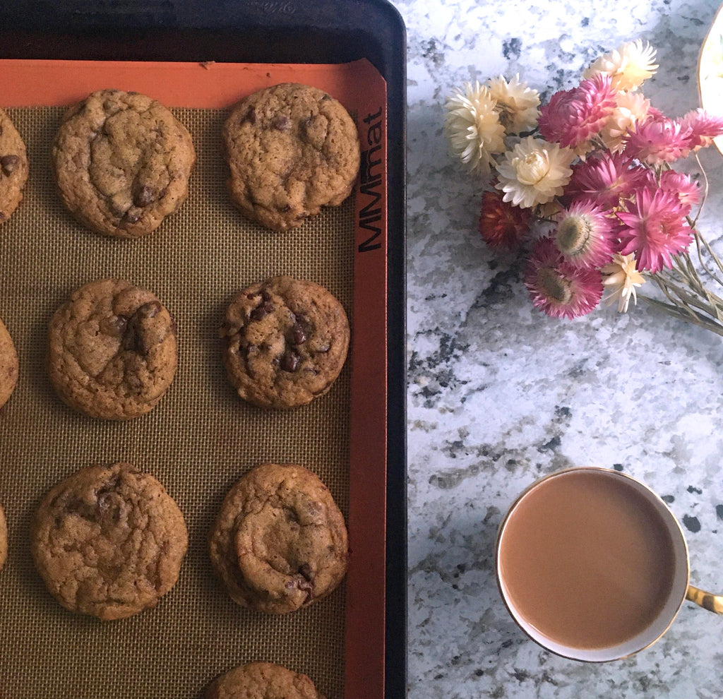 Ginger Spiced Chai Chocolate Chunk Cookies