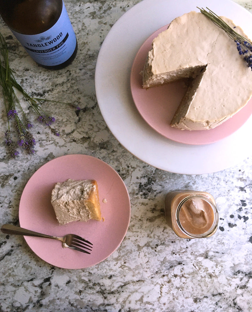 Delicious Tanglewood Lavender Fog No Bake Cheesecake