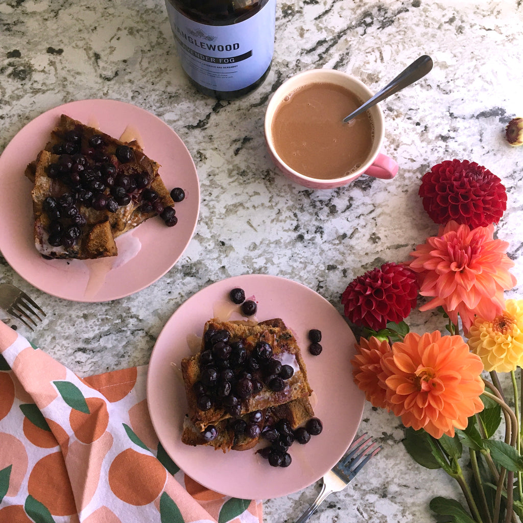 Lavender Fog French Toast Bake