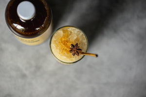 Tanglewood Beverage Company's iced Turmeric Tea drink