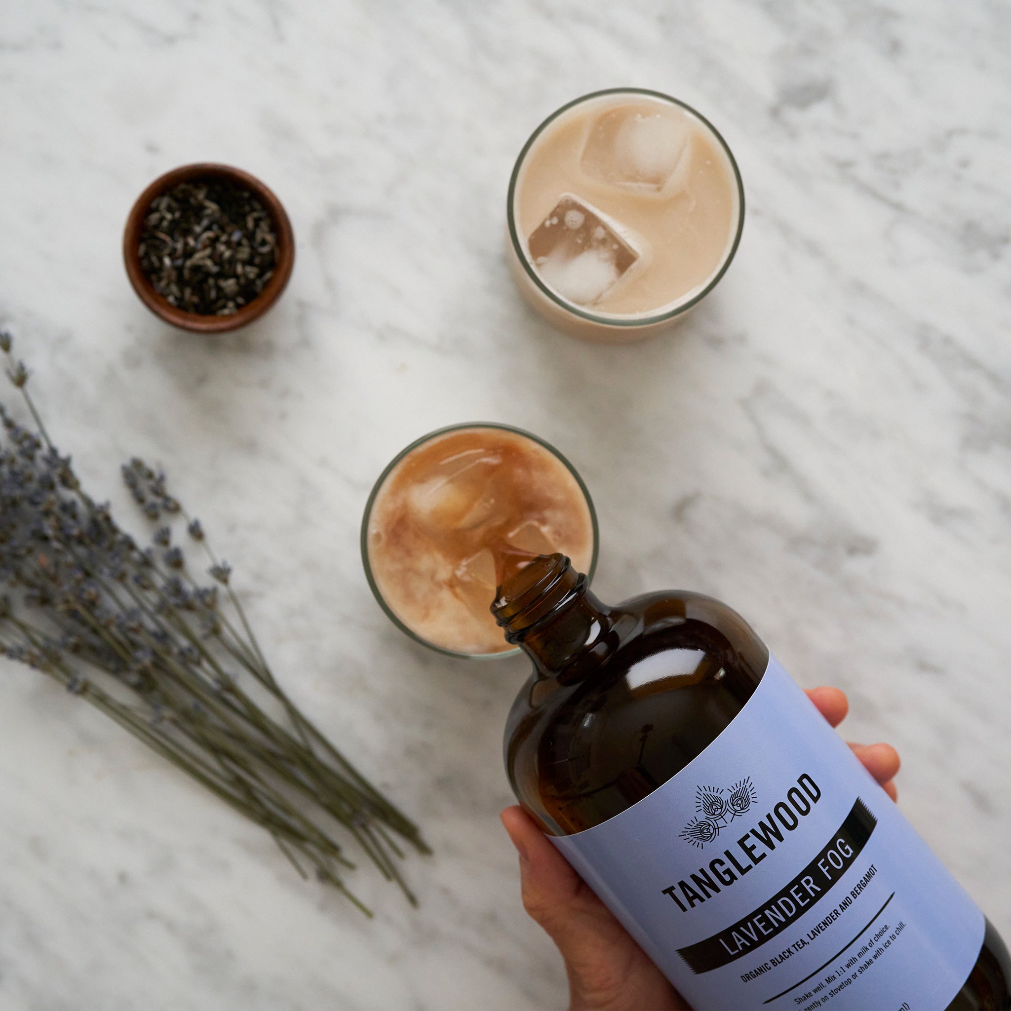 lavender tea concentrate from Portland