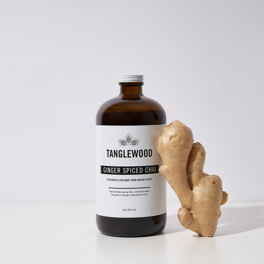 32 oz bottle of Ginger Spiced Chai tea concentrate